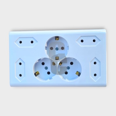 Контакт АТРА 7гн. 3 шуко + 4 мини